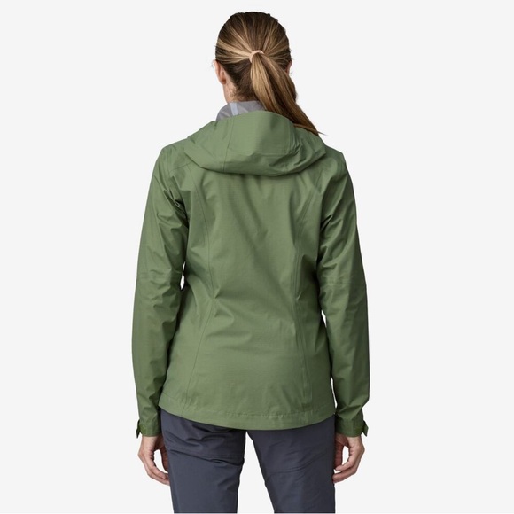 Patagonia Granite Crest Rain Jacket Women’s XL Terrain Green Waterproof $270 - Picture 3 of 10
